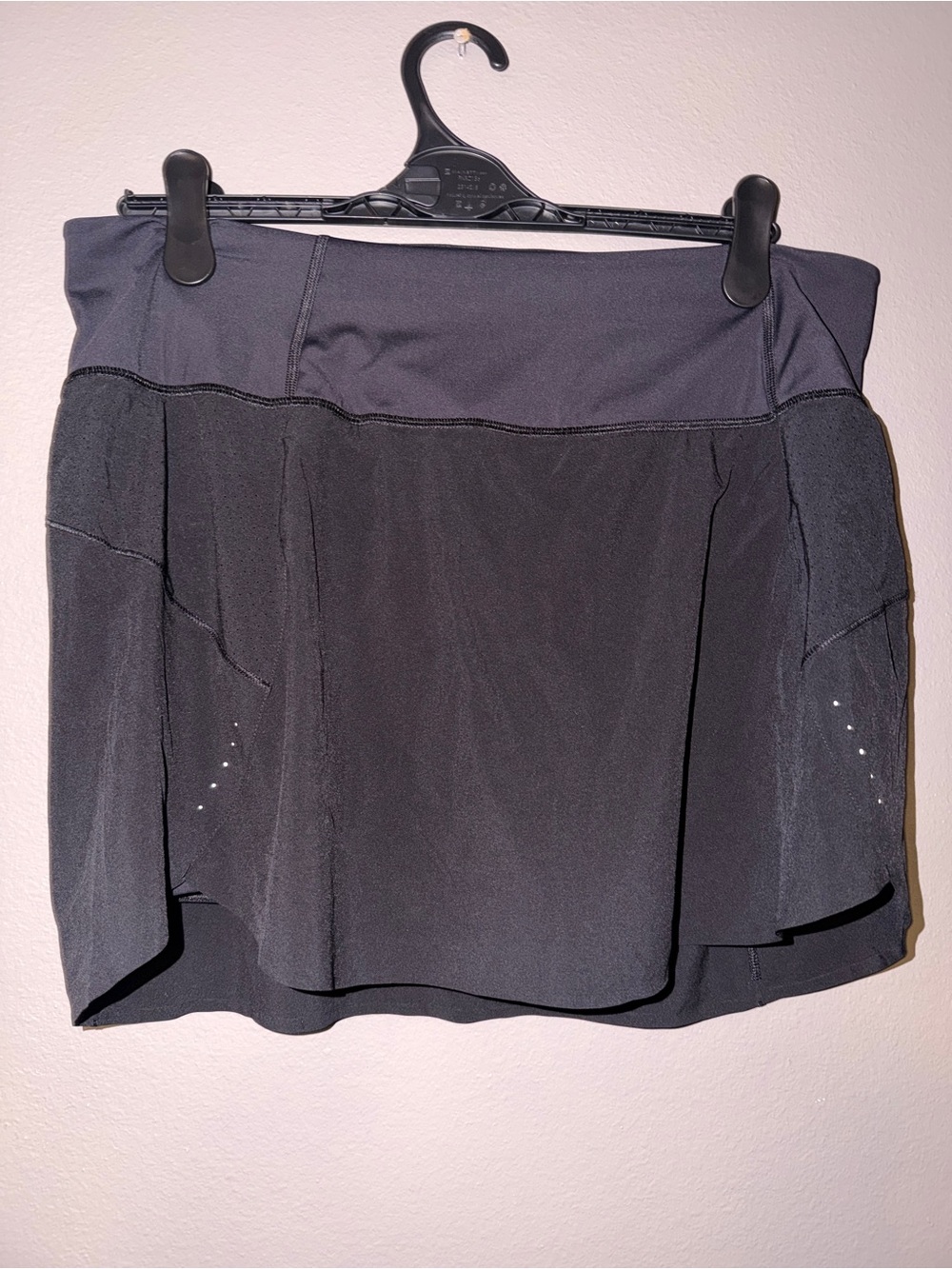Athleta Run With It Skort Black Athletic Tennis Golf Running Skirt 1X Plus Size